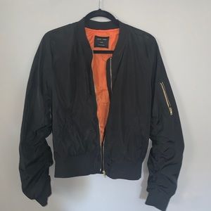 Black Bomber Jacket
